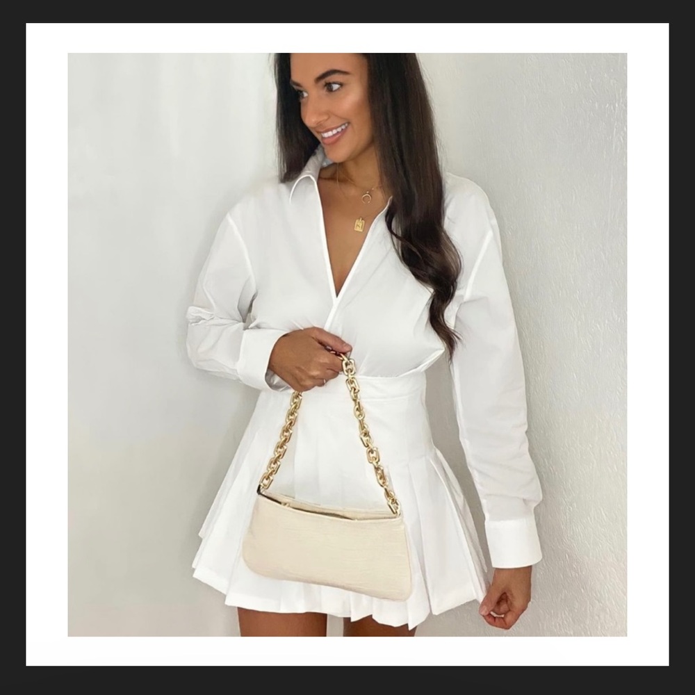 Bloggers Favorite Zara Stretch Poplin Jumpsuit Dress